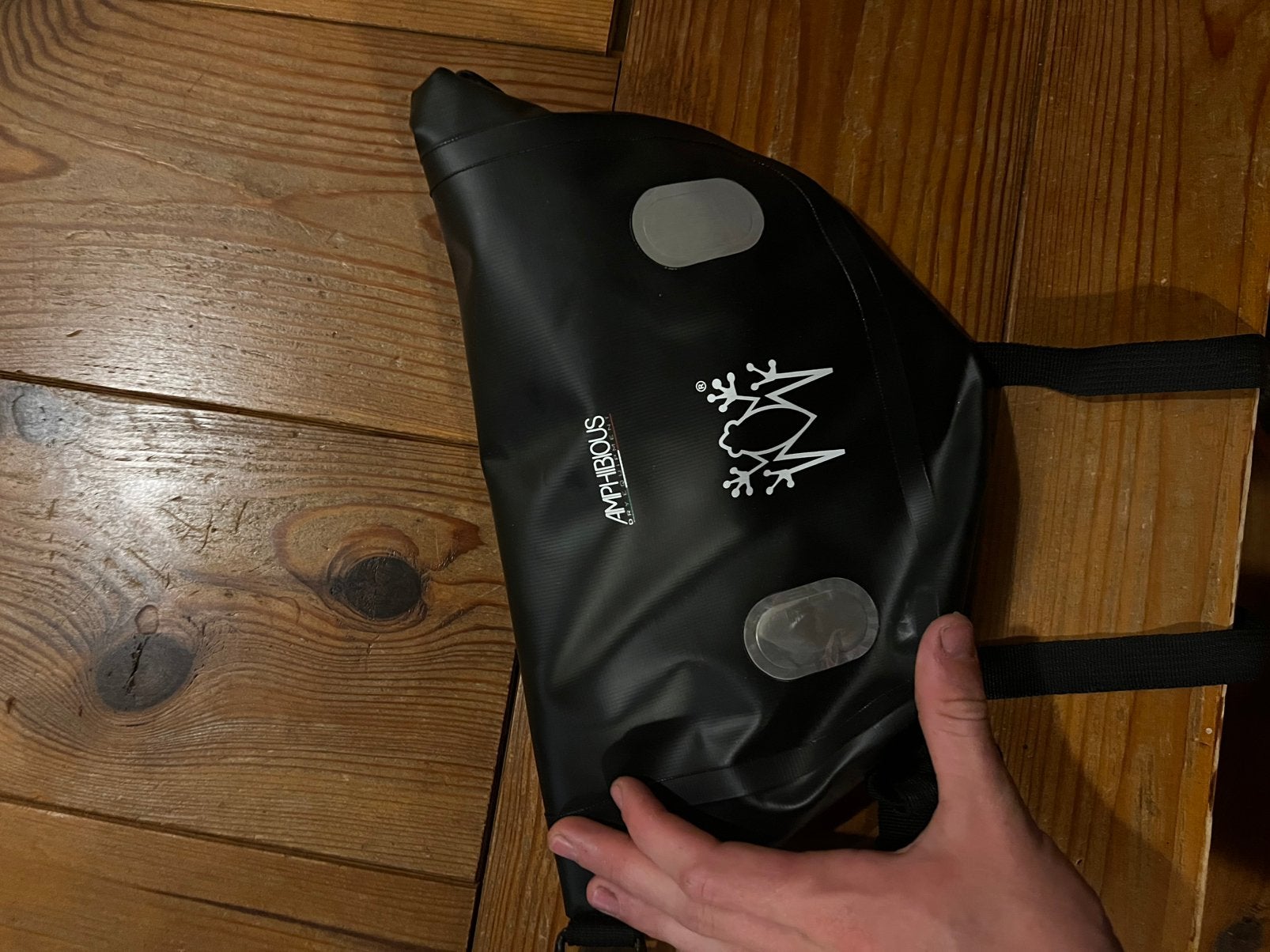 Amphibious handlebar motor bag waterproof, Motoren, Ophalen of Verzenden, Zo goed als nieuw