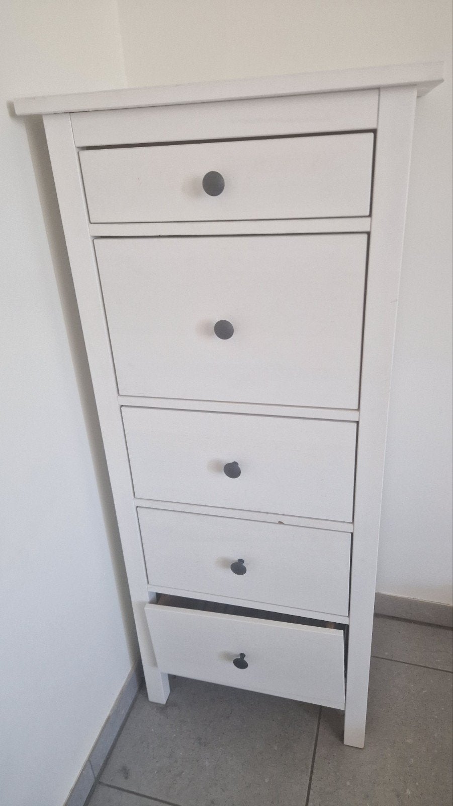 witte Ikea kast met 5 lades, Ophalen