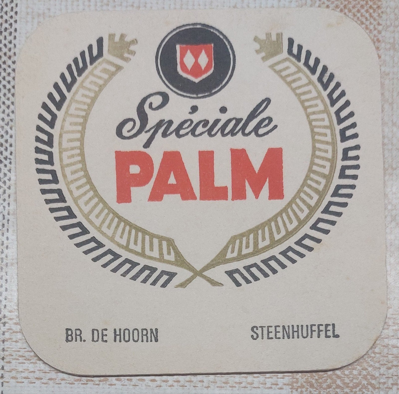 oud bierviltje brouwerij Palm Steenhuffel, Verzamelen, Ophalen of Verzenden, Palm