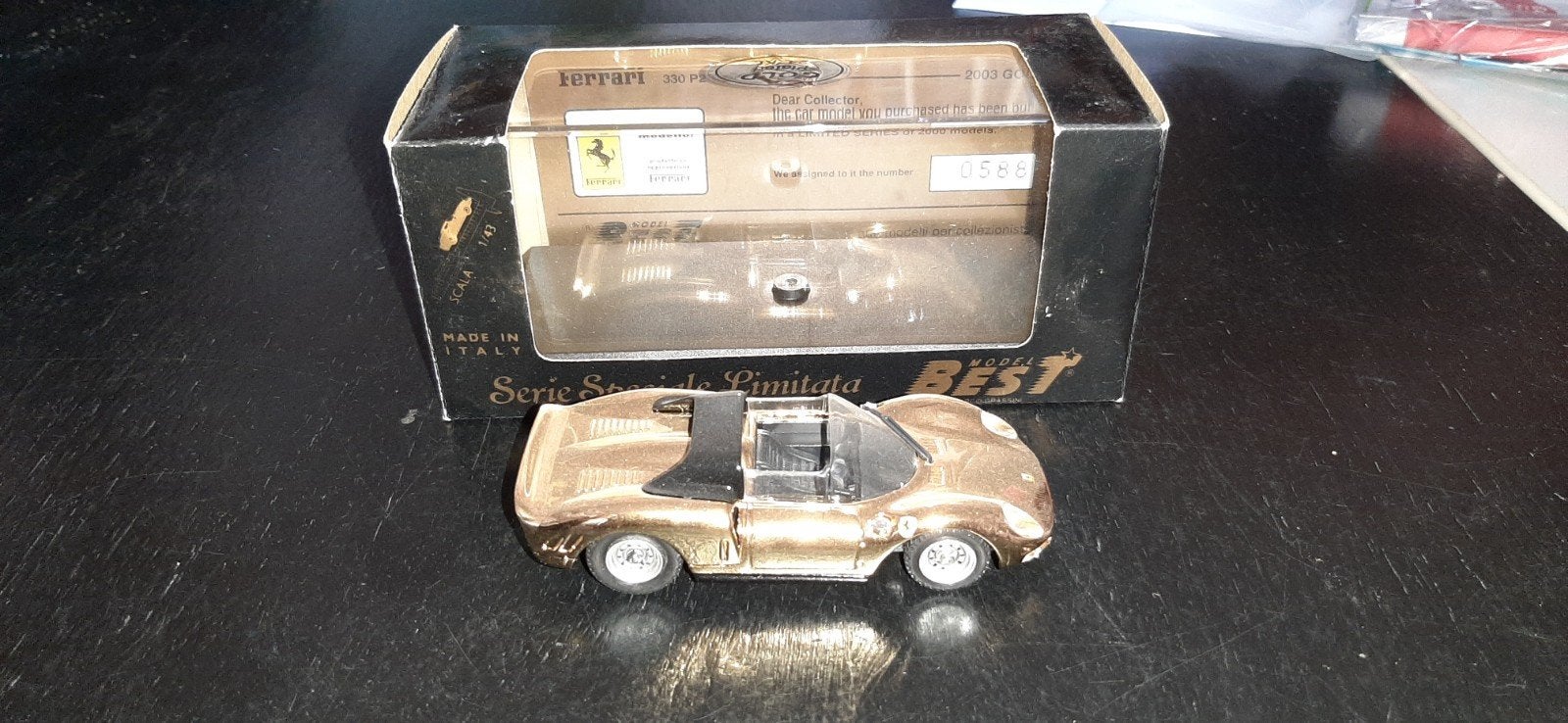 1/43 voitures, Envoi, Voiture