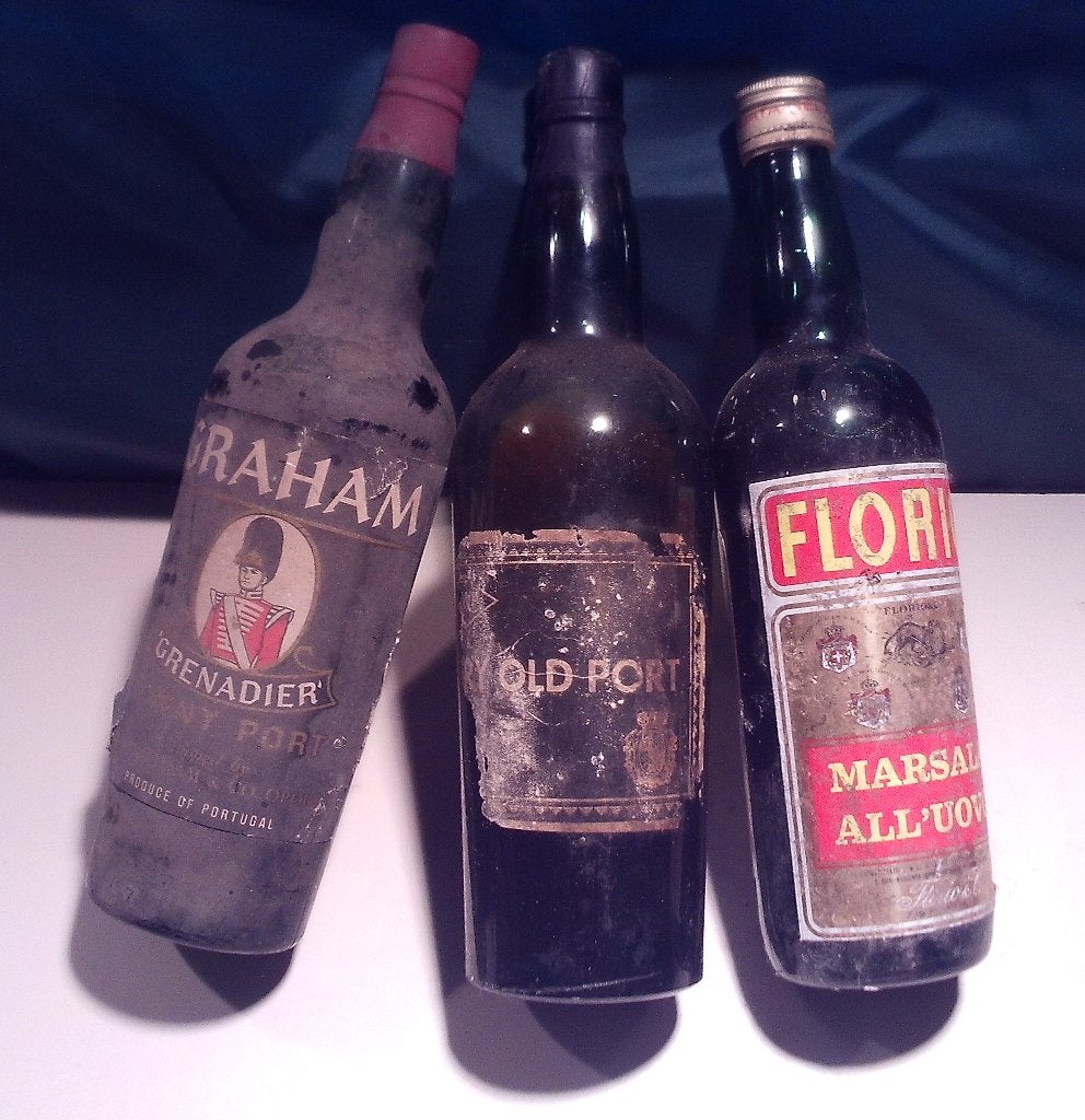 2 Hele Oude Porto Wijnen en 1 Fles Marsala Wijn, Ophalen of Verzenden, Zo goed als nieuw, Vol, Overige gebieden