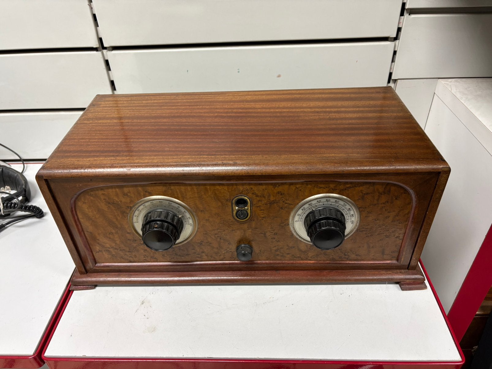 Oude TSF-radio met Selectodyne-batterij (20´s) - zeldzaam, Ophalen of Verzenden, Gebruikt, Radio
