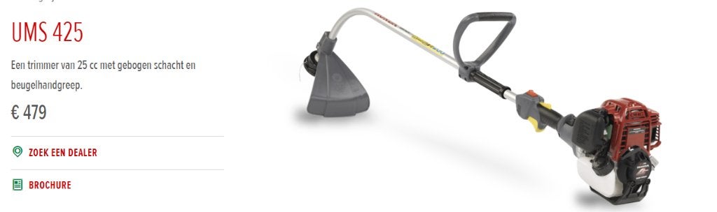 NIEUWE HONDA LICHTE BOSMAAIER/GRASTRIMMER UMS425, Ophalen, Benzine