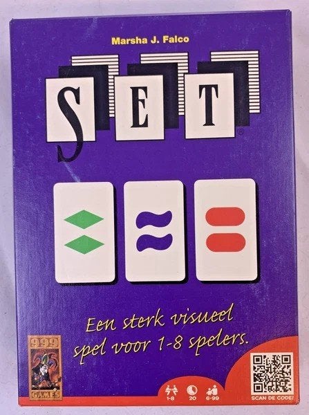 SET Kaartspel 999 Games Visueel Combinatiespel compleet, Verzenden, Zo goed als nieuw, 999 games