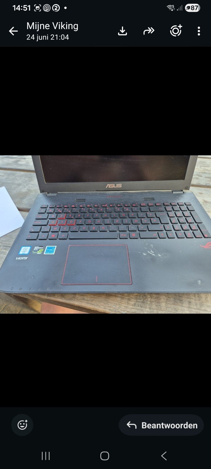 Asus, Ophalen