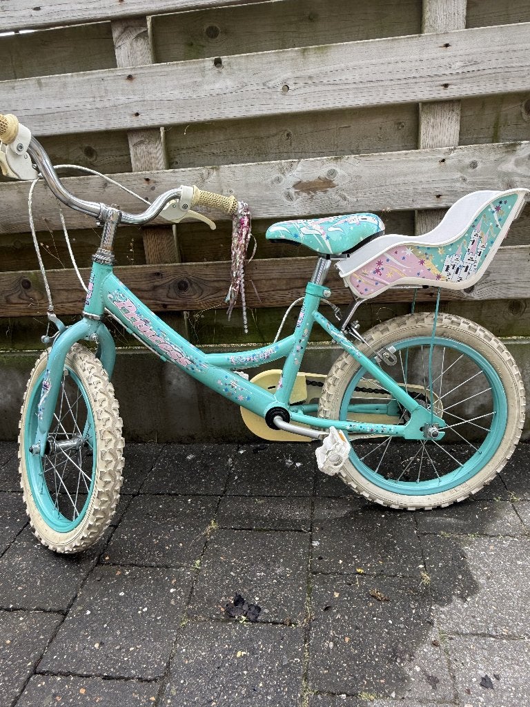 kinderfiets Schiano Princess 12 inch, Ophalen, Gebruikt, Velgrem, 14 inch of minder