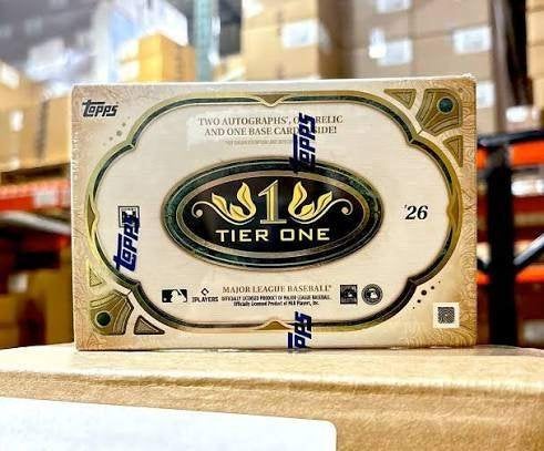 2026 Topps Tier One Baseball Hobby Box, Ophalen of Verzenden, Nieuw, Boosterbox, Foil