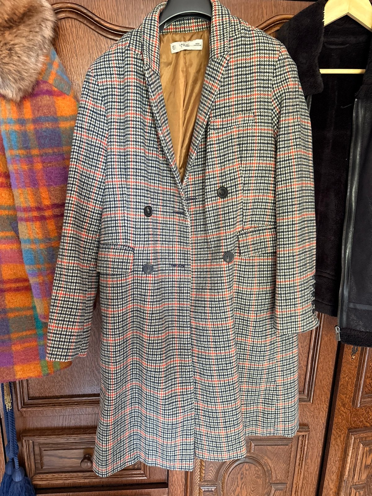 Jas, Kleding | Dames, Ophalen, Zo goed als nieuw, Maat 42/44 (L), Meerkleurig