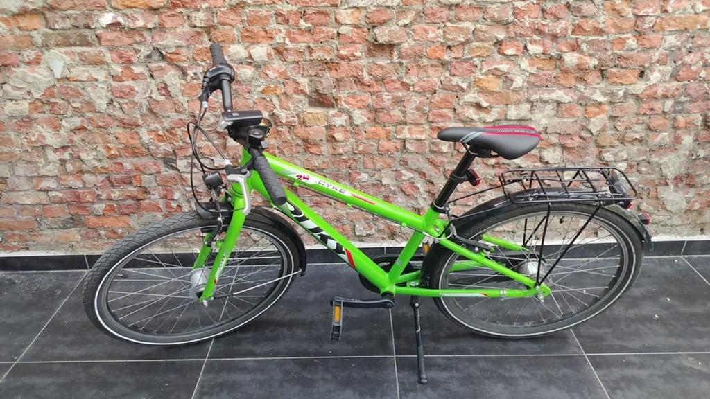 Kinderfiets Cyke 24” – 7 versnellingen | goede staat, Fietsen en Brommers, Fietsen | Jongens, Ophalen, Terugtraprem, 24 inch, Versnellingen