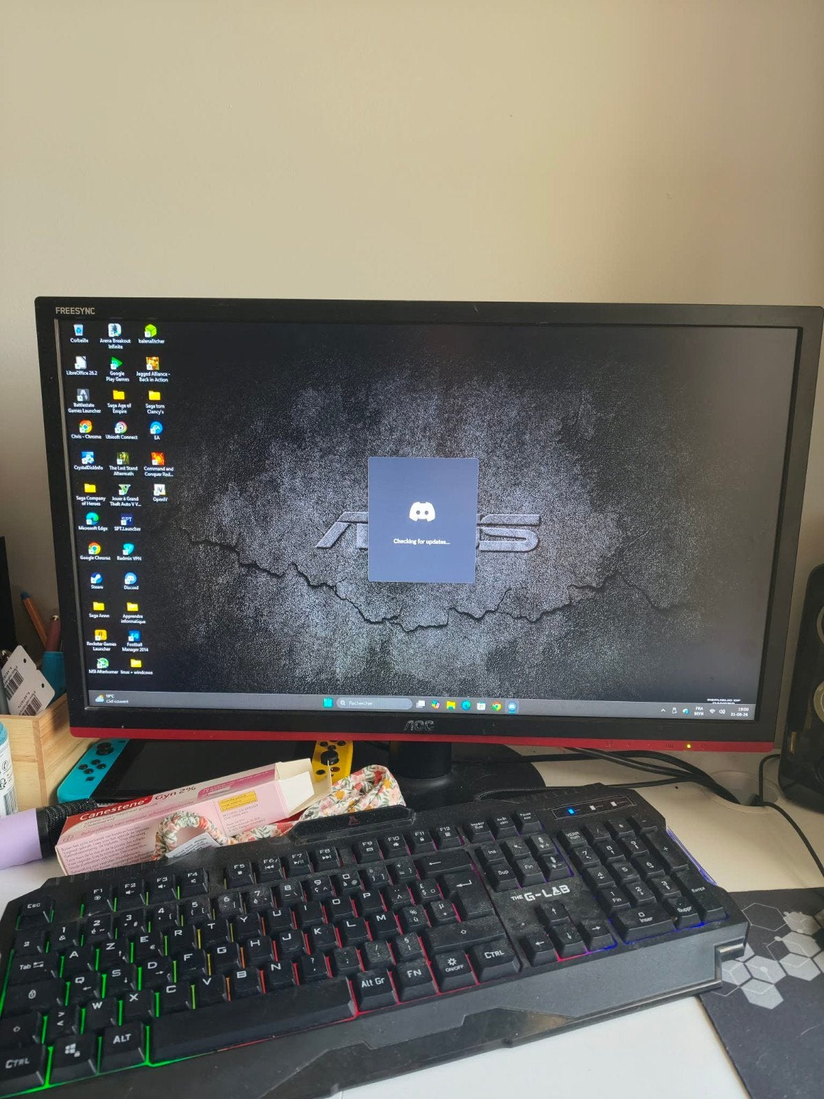 écran gamer, Enlèvement, Gaming