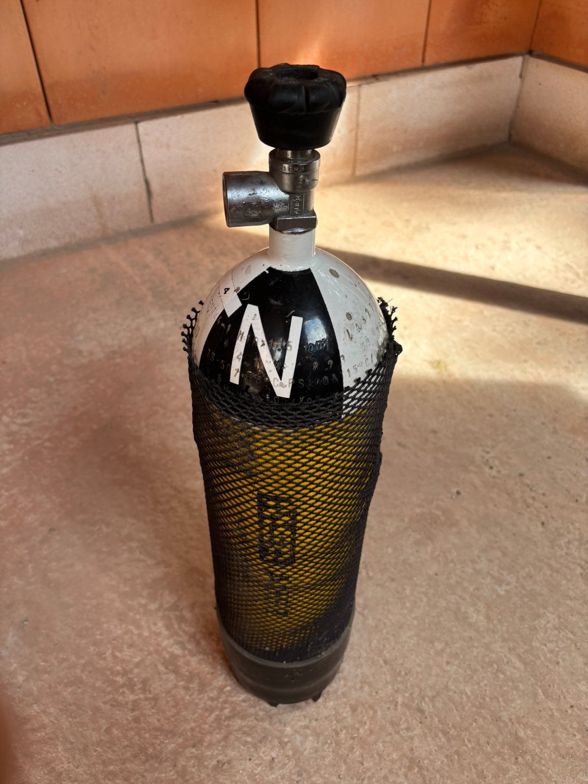 Duikfles 6 liter 300 bar, Sports nautiques & Bateaux, Plongée, Enlèvement, Utilisé, Bouteille de plongée