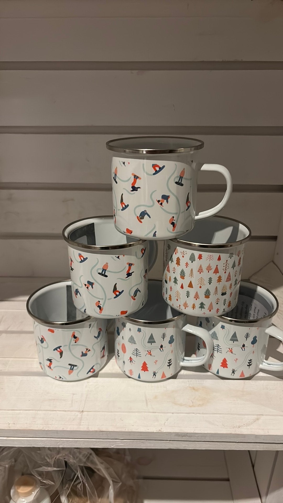 Nieuwe mokken emaille, Maison & Meubles, Neuf, Enlèvement ou Envoi, Mug, Vintage