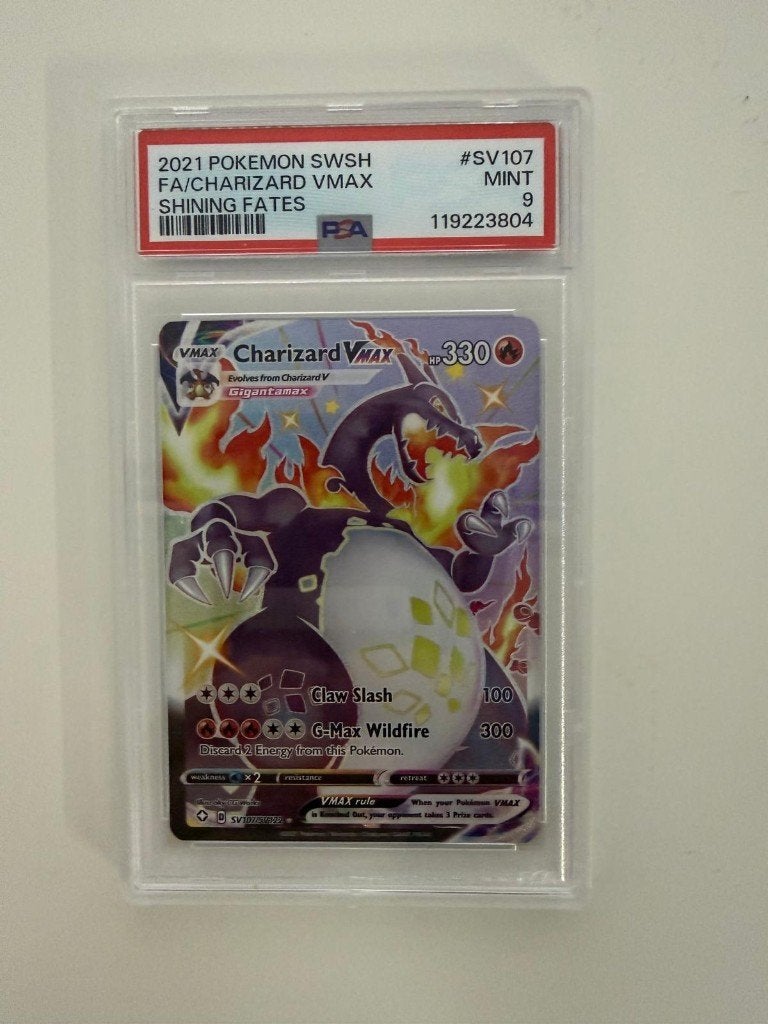 charizard vmax 107 passe 9, Hobby & Loisirs créatifs, Jeux de cartes à collectionner | Pokémon, Enlèvement ou Envoi, Neuf, Cartes en vrac