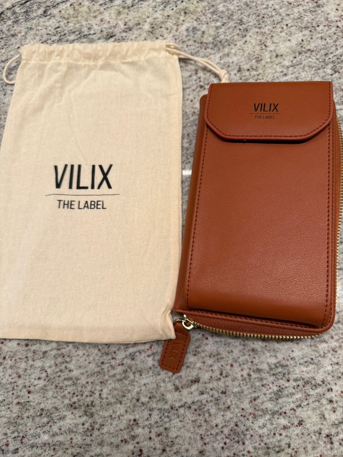 Mini handtas/portefeuille, Bijoux, Sacs & Beauté, Enlèvement, Neuf, Brun, Sac de soirée