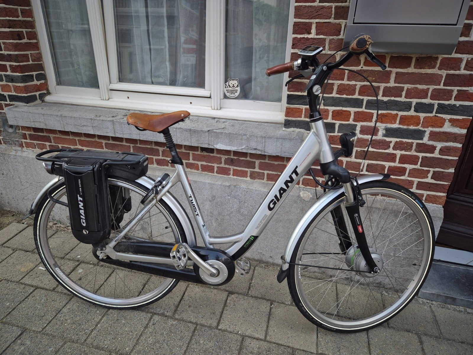 Giant Twist elektrische fiets., Fietsen en Brommers, Elektrische fietsen, Zo goed als nieuw, Giant, 51 tot 55 cm, 50 km per accu of meer