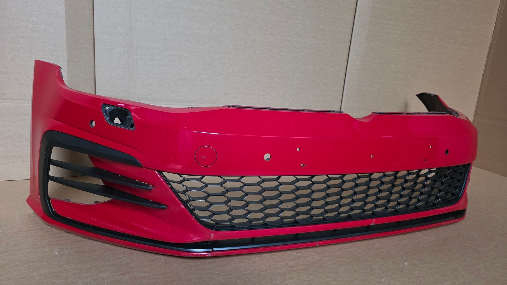 Voorbumper Volkswagen Golf 7 VII 7.5 4xPDC KLS GTI GTD VW, -, Origine de la pièce connue, Utilisé, -