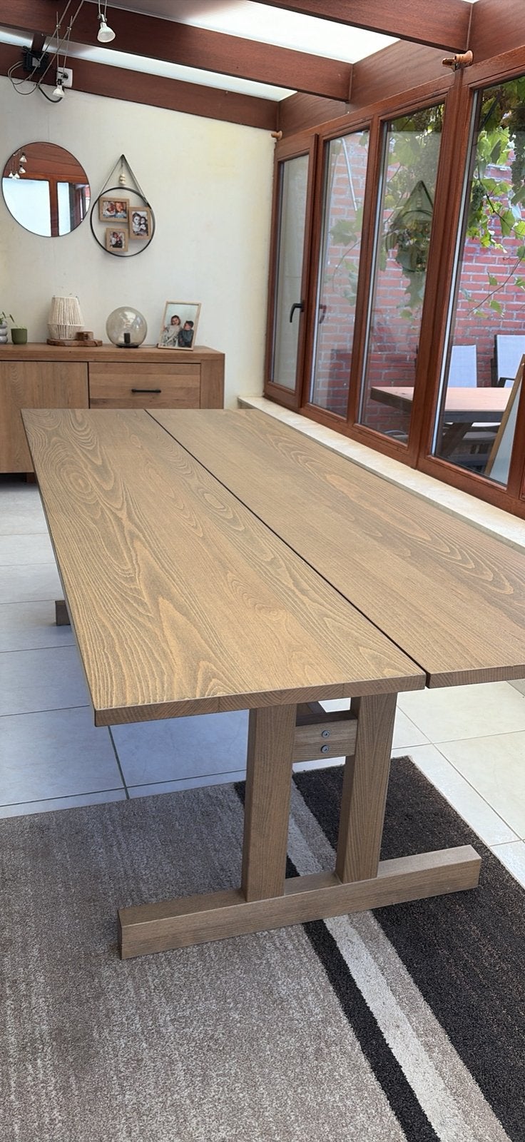 Eettafel, Huis en Inrichting, Tafels | Eettafels, Ophalen, Zo goed als nieuw