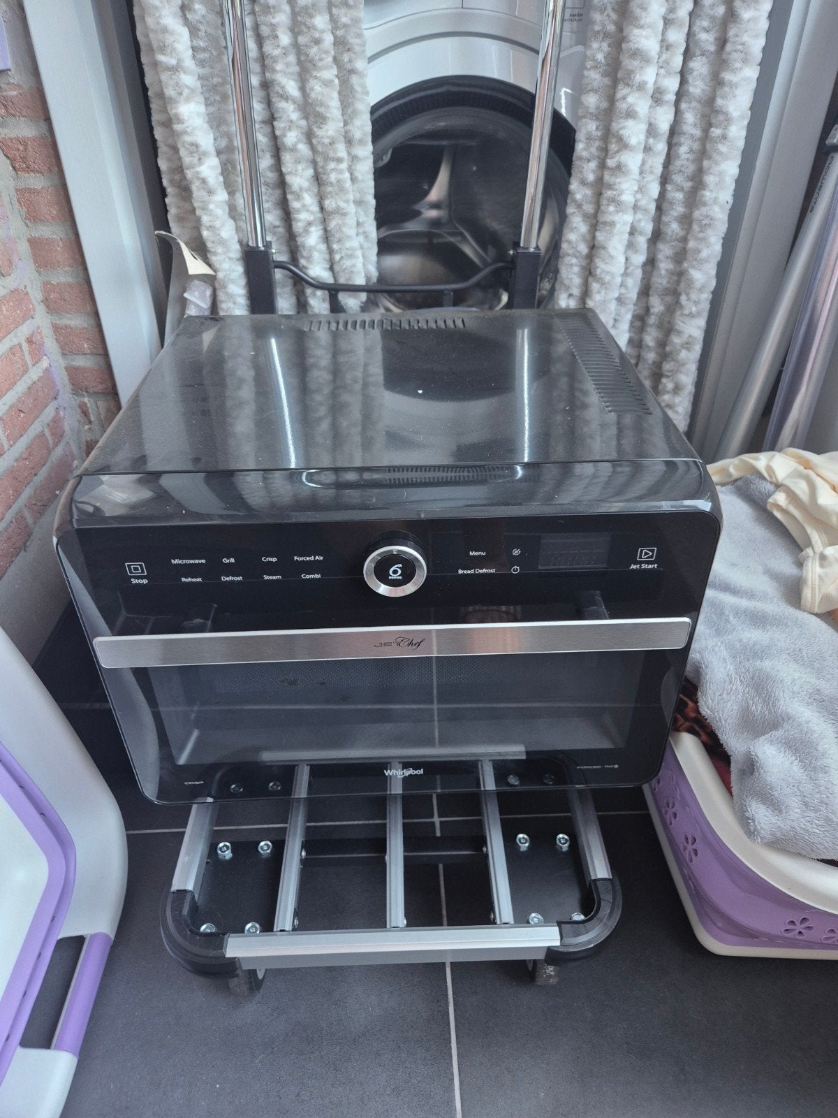 Whirlpool combi microgolfoven, Elektronische apparatuur, Microgolfovens, Ophalen, Crisp, Microgolfoven