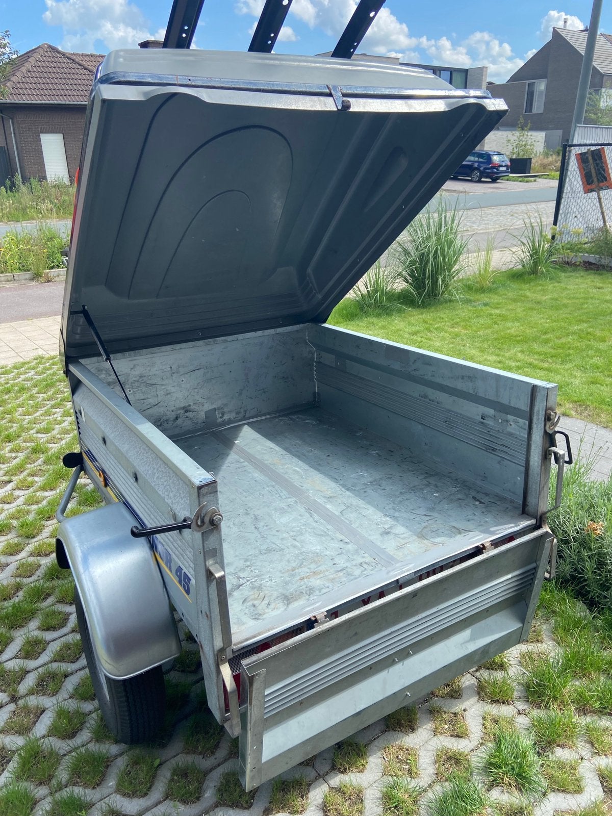 Ruime bagage aanhangwagen te huur aan 10€/dag, Enlèvement, Utilisé