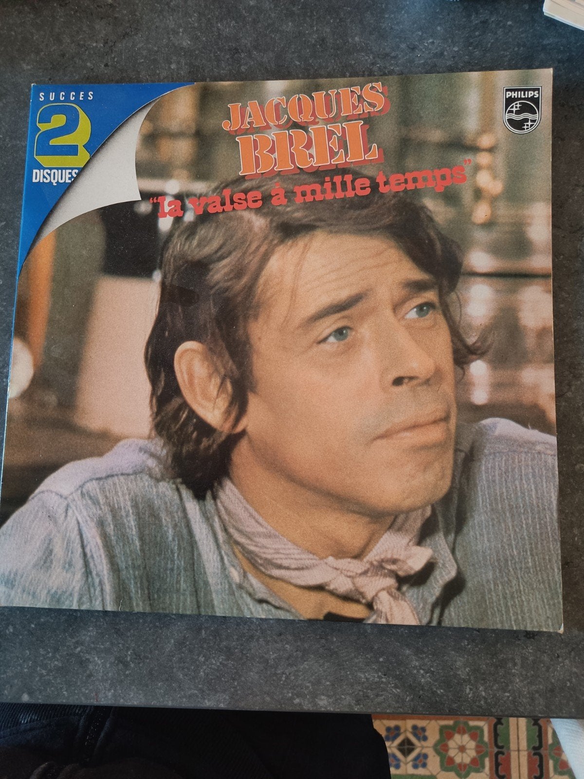 Jacques Brel – La Valse à mille temps – Double 33 tours, Ophalen of Verzenden