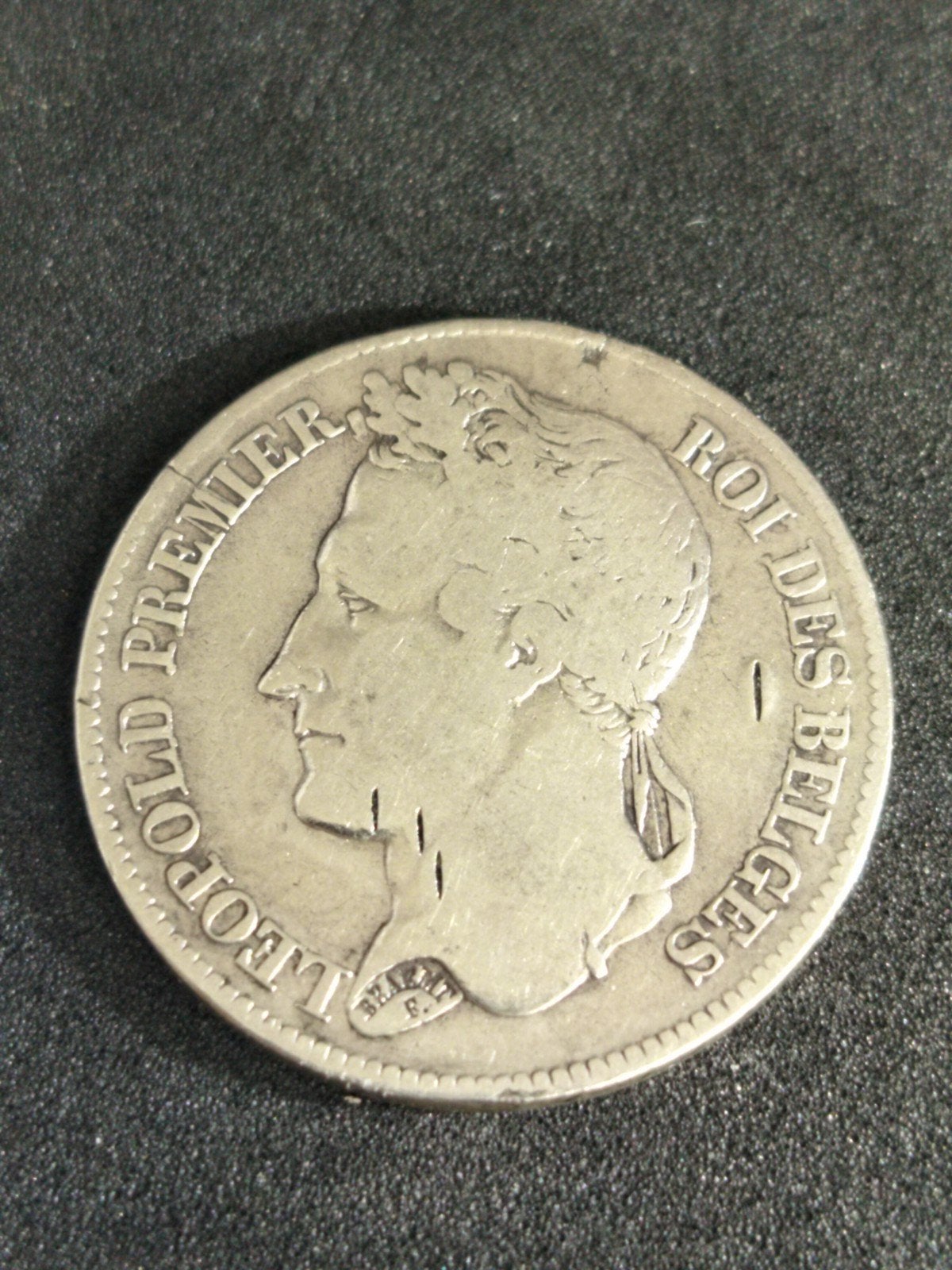 2 FR 1843 pos. A Leopold 1, Postzegels en Munten, Munten | België, Ophalen of Verzenden