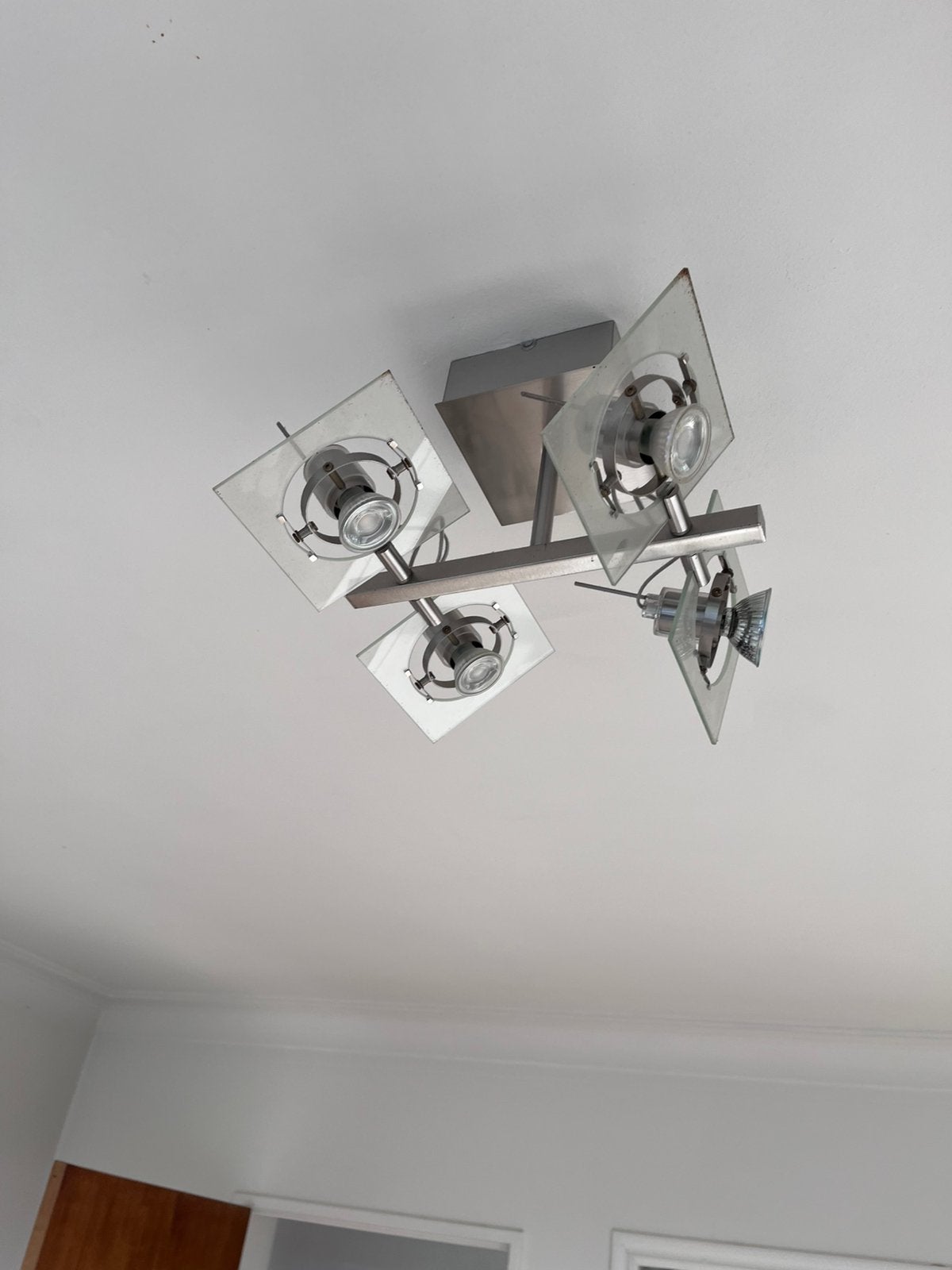 Spots plafond en 2 spots wand, Huis en Inrichting, Ophalen, Gebruikt
