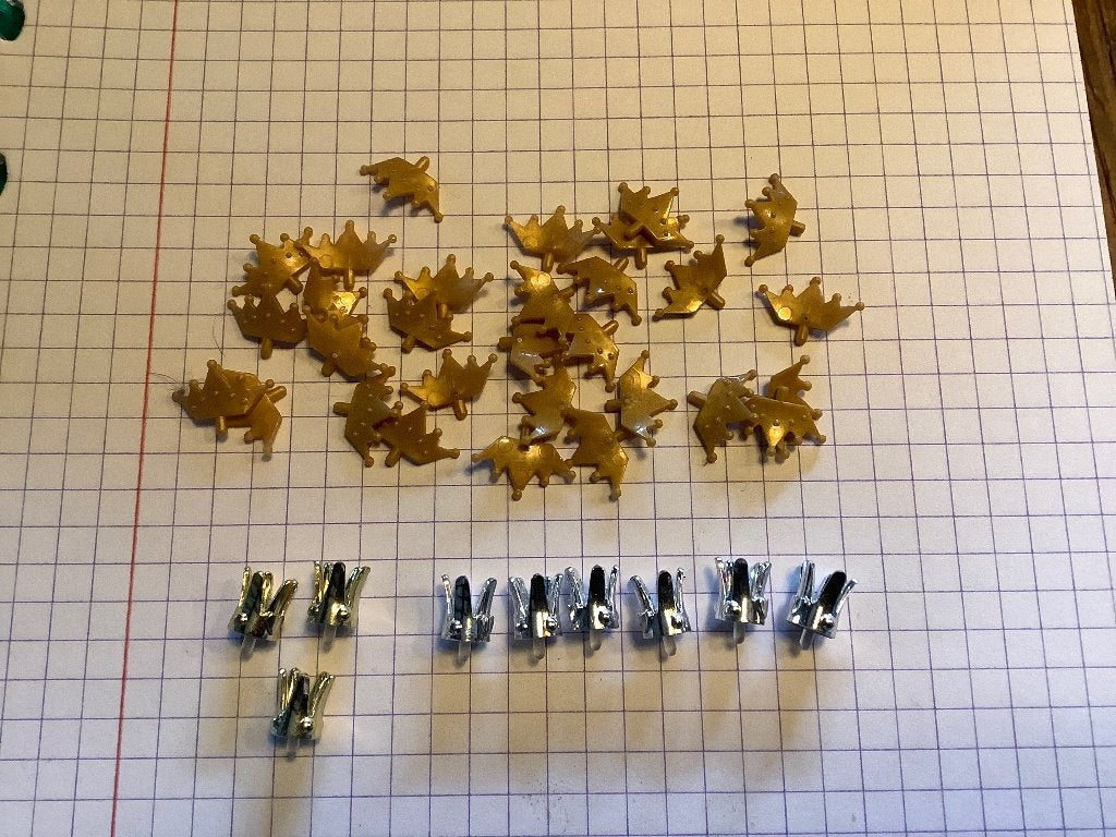 Lego kroontjes 38 st / 163-A2, Antiek en Kunst, Ophalen of Verzenden