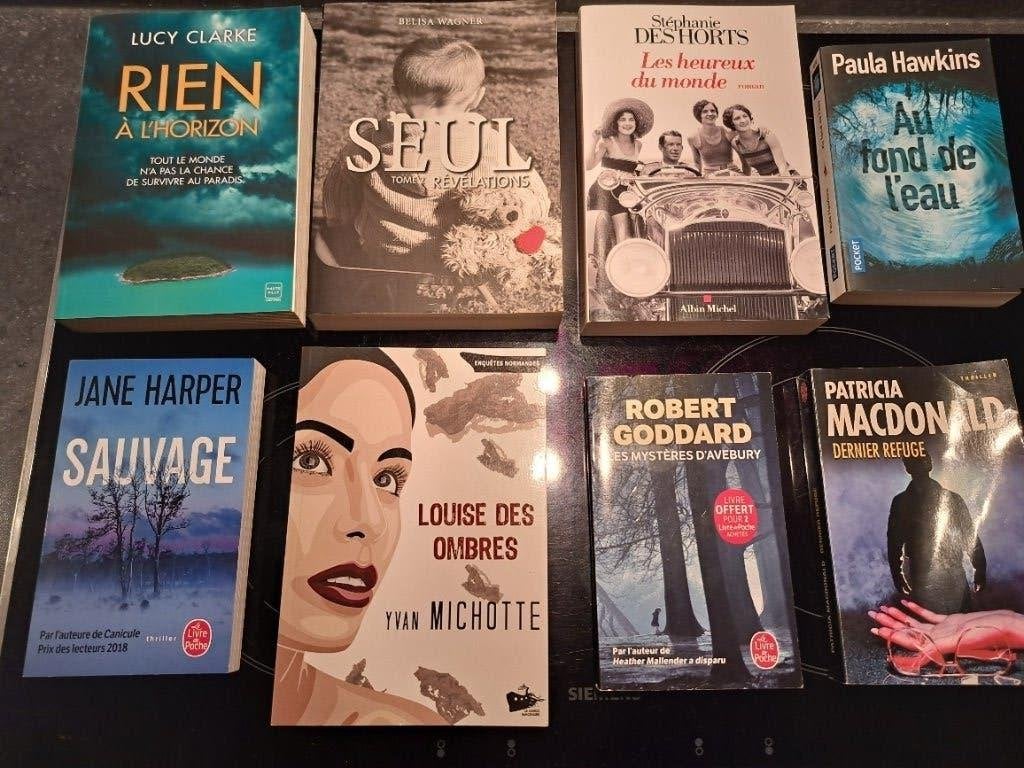 Lot van 8 romans - in quasi nieuwstaat - 1 x gelezen (Frans), Boeken, Ophalen, Zo goed als nieuw