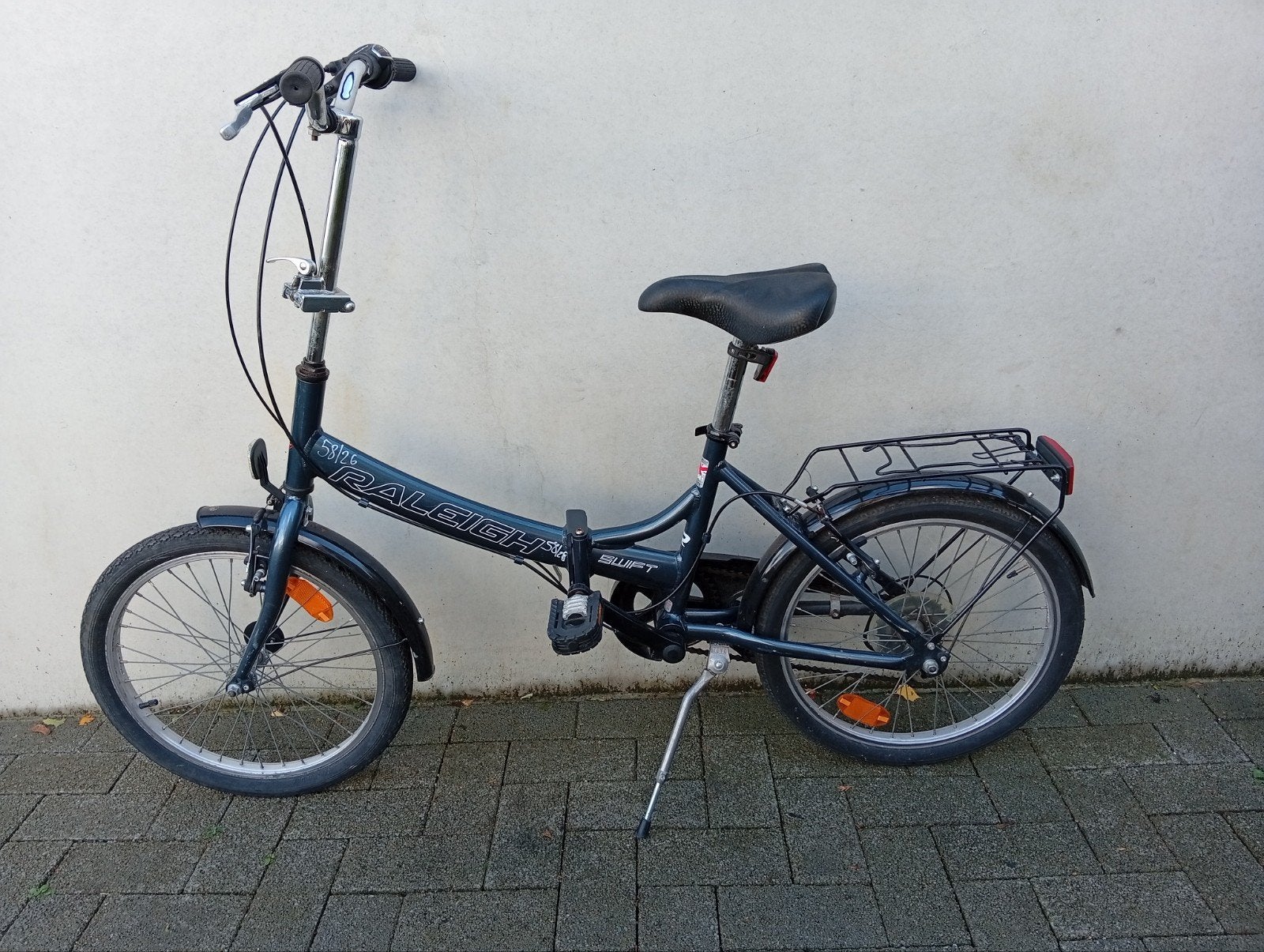 Vouwfiets - plooifiets alu Raleigh 20inch 6speed 🚴, Fietsen en Brommers, 20 inch of meer, Gebruikt, Velgrem, Versnellingen