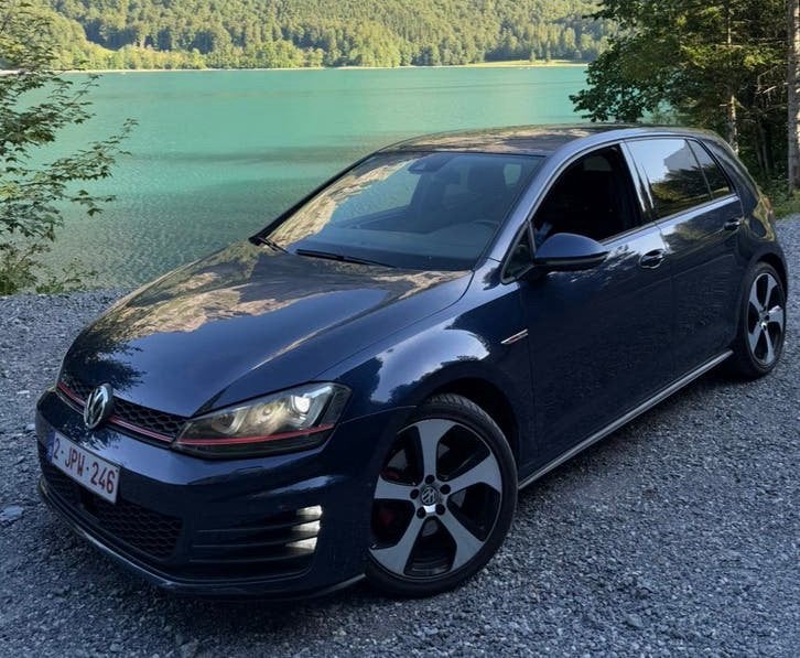 Golf 7 GTI 220CV, Auto's, Volkswagen, Particulier, Golf, Cruise Control, Benzine, Euro 6, Stadsauto, 5 deurs, Automaat, Blauw