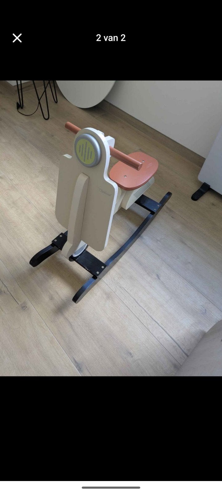 Schommelscooter Childhome, Ophalen