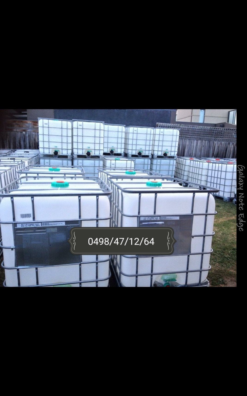 cubi cuve ibc citerne a eau 1000l alimentaire 75€/p, Enlèvement