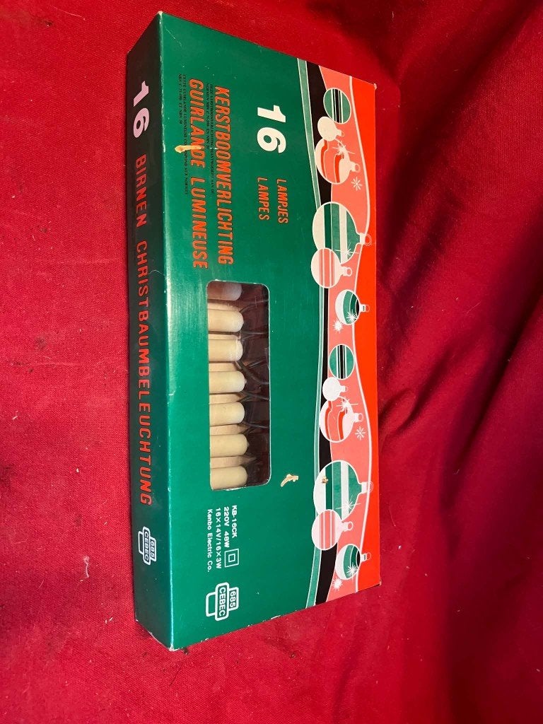 Vintage kerstverlichting., Diversen, Ophalen of Verzenden, Zo goed als nieuw