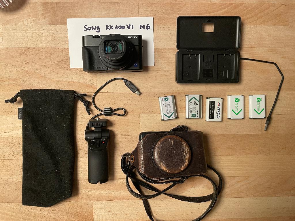 Sony RX100VI M6 met veel extra's, Enlèvement ou Envoi, Compact, Utilisé, 8 fois ou plus