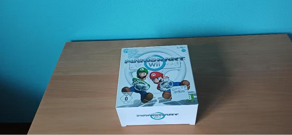 Nintendo WII Mario Kart Set (Nieuwstaat), Ophalen, Zo goed als nieuw, Met stuurtje