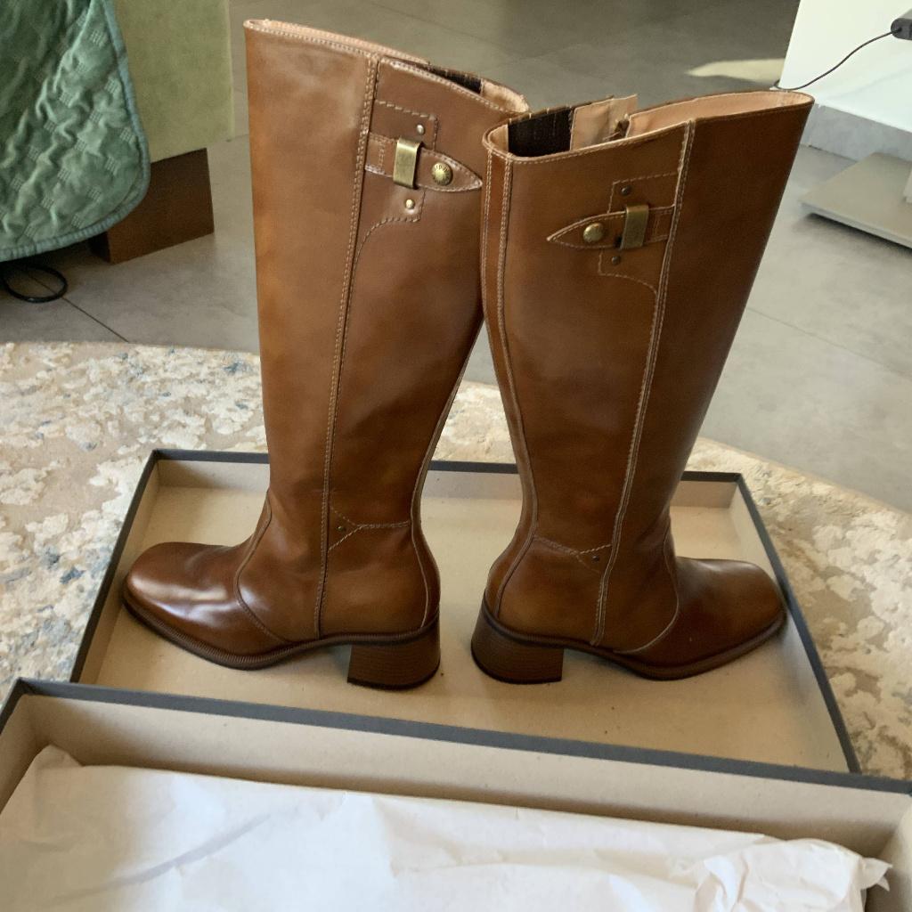 schoenen, Hoge laarzen, Bruin, Nieuw, Ophalen of Verzenden