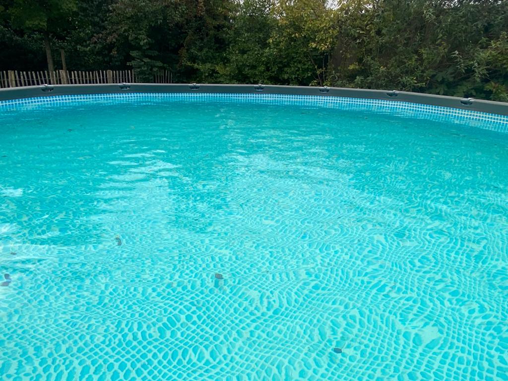 Intex ultra Xtra frame 549x132 rond incl zandfilter, Tuin en Terras, Gebruikt, Rond, 300 cm of meer, Opzetzwembad