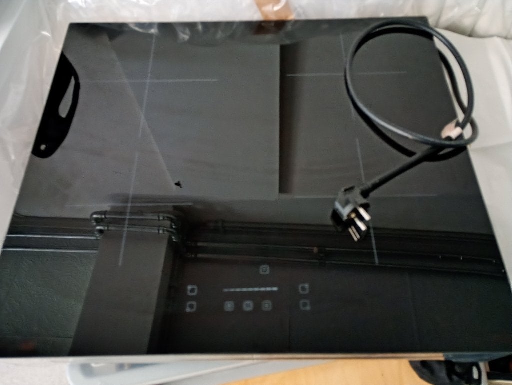 Vrijstaande inductie kookplaat, Elektronische apparatuur, Ophalen, 4 kookzones, Zo goed als nieuw, Inductie