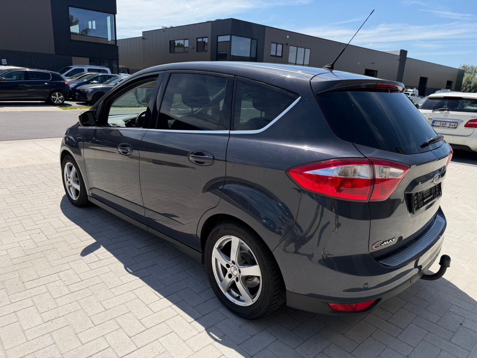 Ford C-Max 2011 1.6 diesel. 147.900km, Autos, Ford, Entreprise, Boîte manuelle, Noir, 5 portes