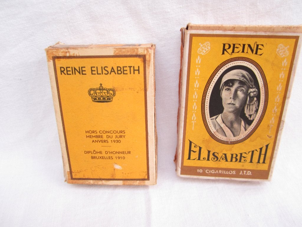 Reine Elisabeth 10 cigarillos J.T.D, Enlèvement ou Envoi, Utilisé