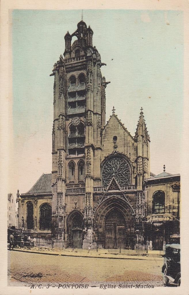 1903 - FRANCIA - Pontoise : Eglise Saint-Maclou, Envoi, Avant 1920, Non affranchie, France