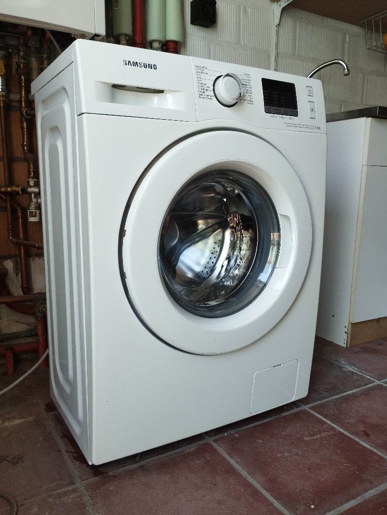 6kg Wasmachine SAMSUNG - weinig gedraaid - 50cm diep, Ophalen, 1200 tot 1600 toeren, 4 tot 6 kg, Zo goed als nieuw