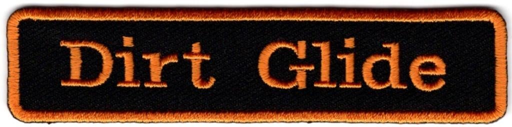 Harley Davidson Dirt Glide stoffen opstrijk patch embleem #1, Envoi, Neuf