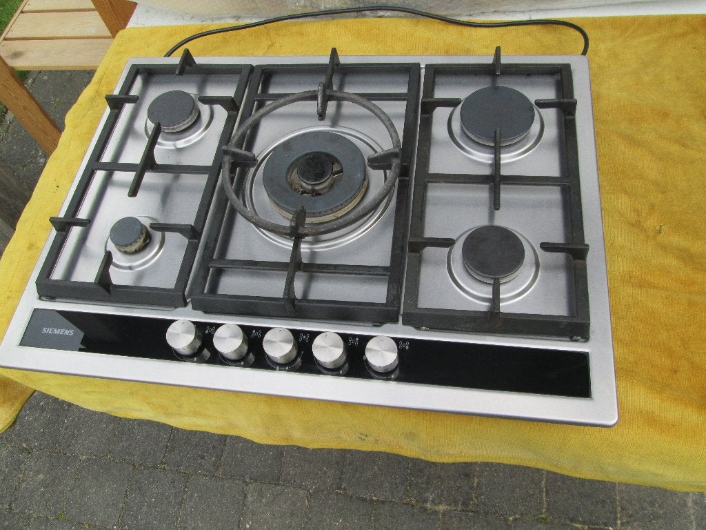 gaskookplaat merk Siemens type HSE-S7F4W30, Elektronische apparatuur, Ophalen, Gebruikt, Minder dan 85 cm, 60 cm of meer