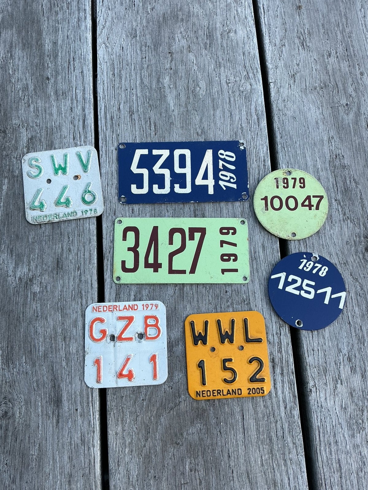 Plaques d'imposition pour bateaux/canoës, Enlèvement ou Envoi, Comme neuf