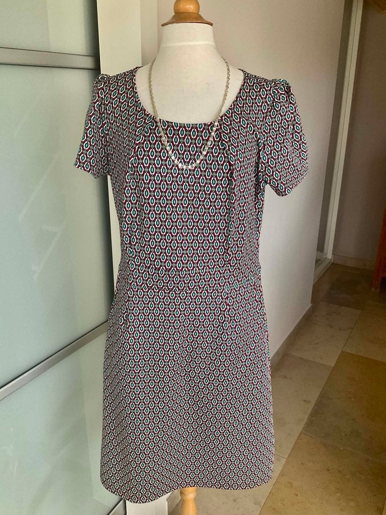 Jurk Maat L King Louie, Kleding | Dames, Meerkleurig, Maat 42/44 (L), Ophalen of Verzenden, Zo goed als nieuw