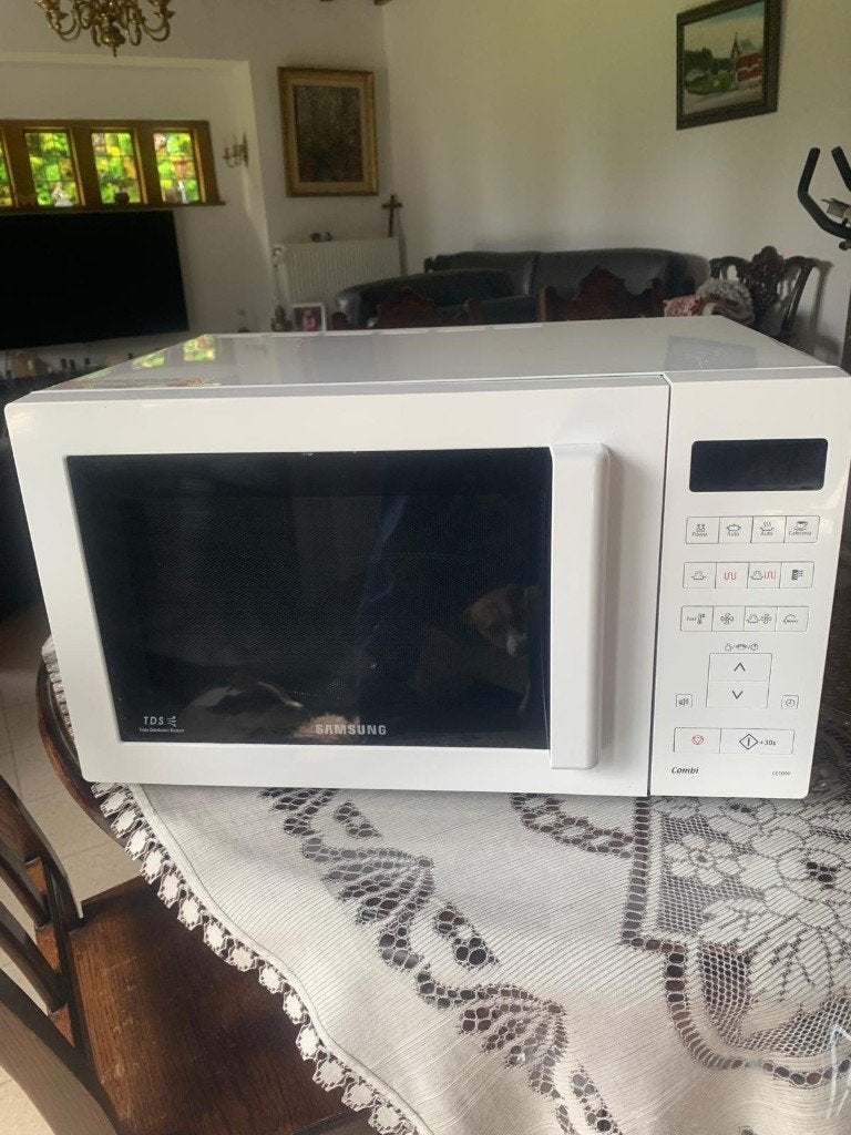 micro onde combi grill, Electroménager, Gril, Enlèvement, Utilisé, À Poser