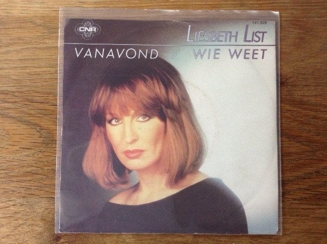 single liesbeth list, En néerlandais, Enlèvement ou Envoi, Housse de protection extérieure, 7 inch
