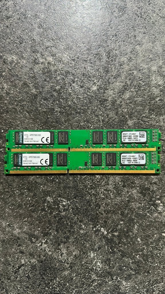 2x RAM DDR3 8 Go (PC bureau), Computers en Software, RAM geheugen, Gebruikt, DDR3, Ophalen of Verzenden, Desktop
