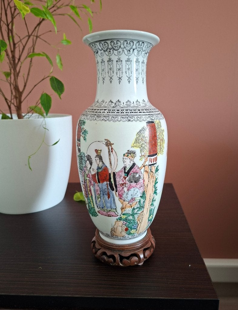 Vase décoratif chinois, Enlèvement
